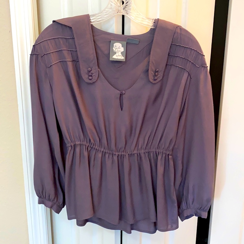 Anthropologie Girls from Savoy | Peasant blouse